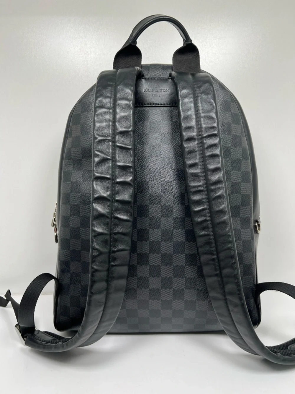 Louis Vuitton Josh Backpack Black Leather Damier Graphite - Picture 5 of 15